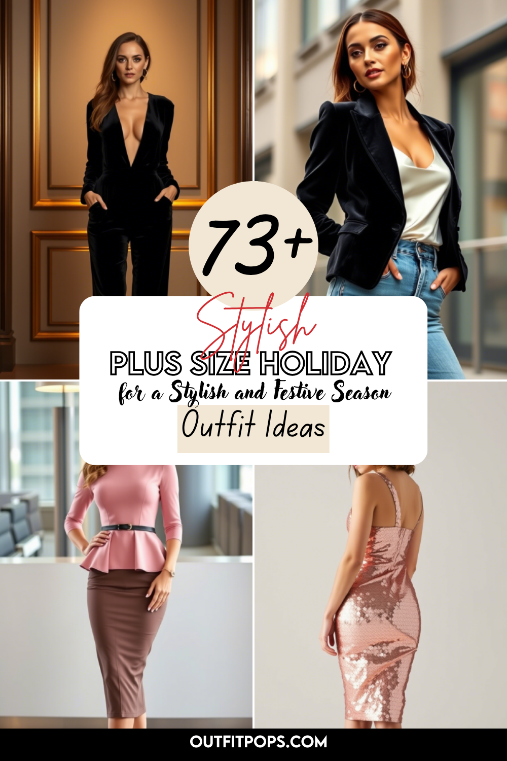 73+ Plus Size Holiday Outfit Ideas