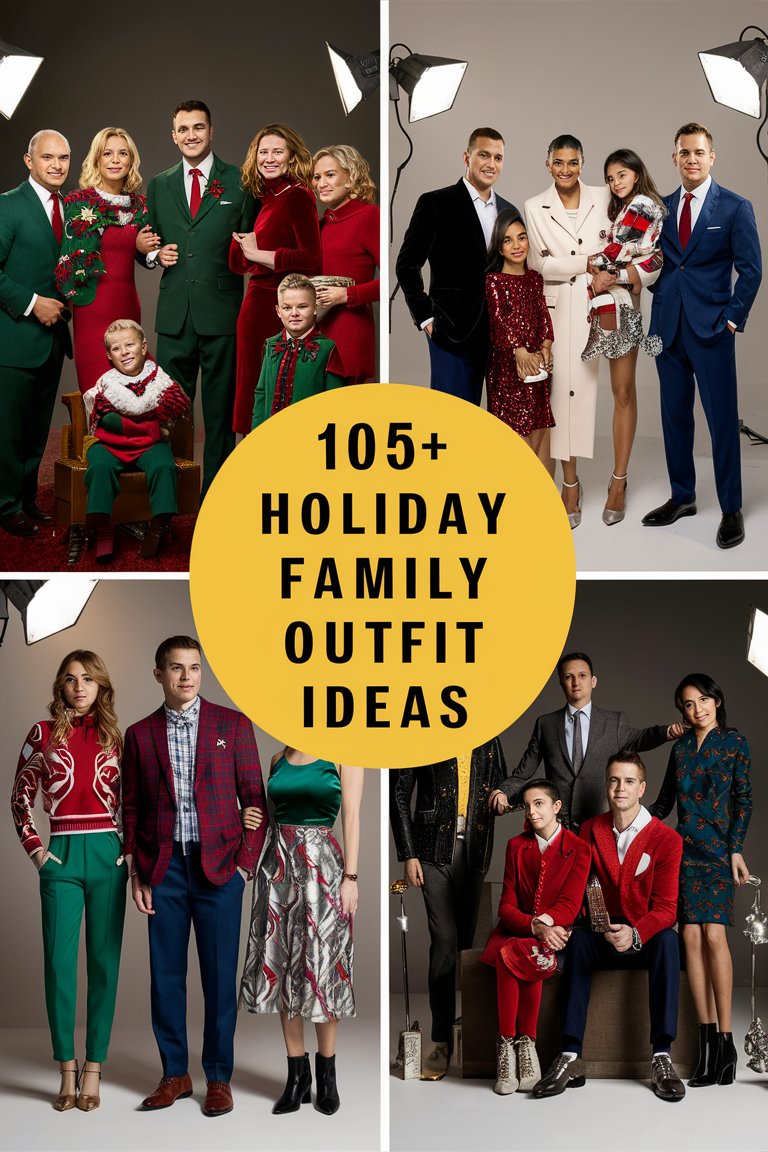105+ Holiday Family Outfit Ideas for Picture-Perfect Celebrations