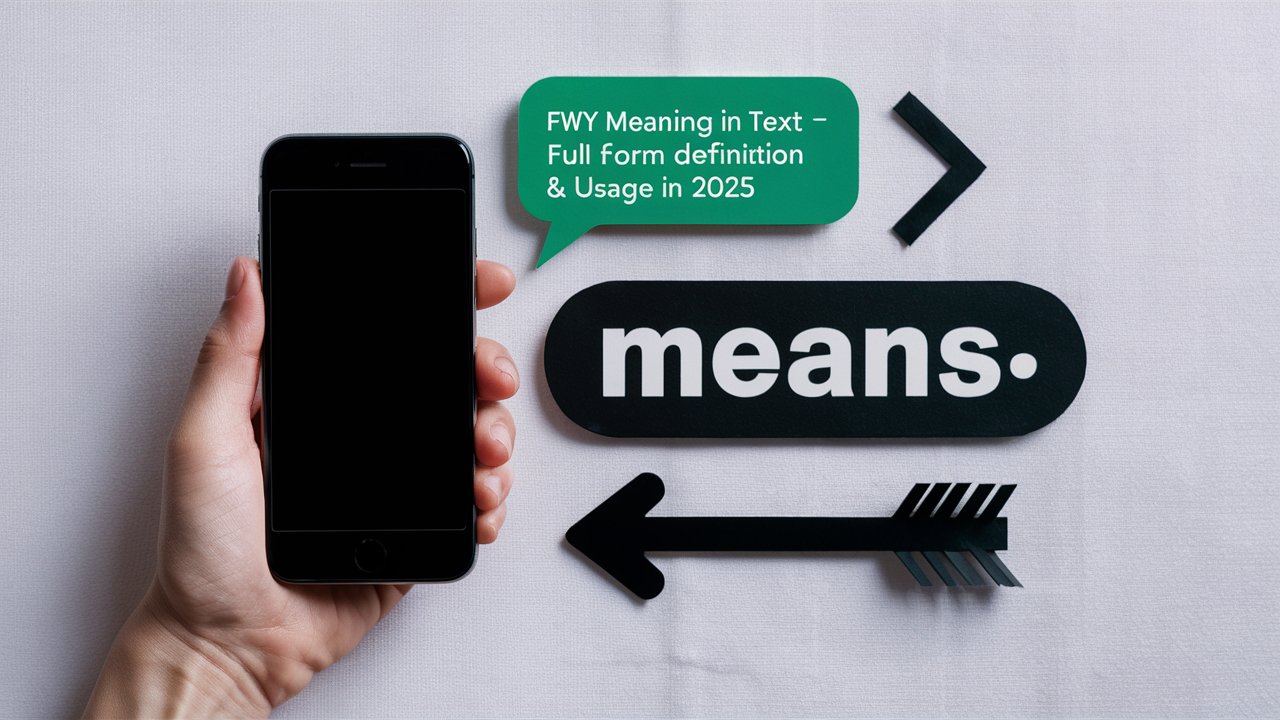 FWY Meaning in Text – Full Form Definition & Usage in